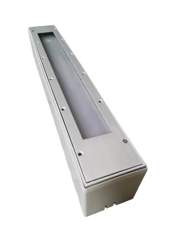 Klewe 16013600 axent rechteckiger begehbarer Strahler 2G11 36W IP67